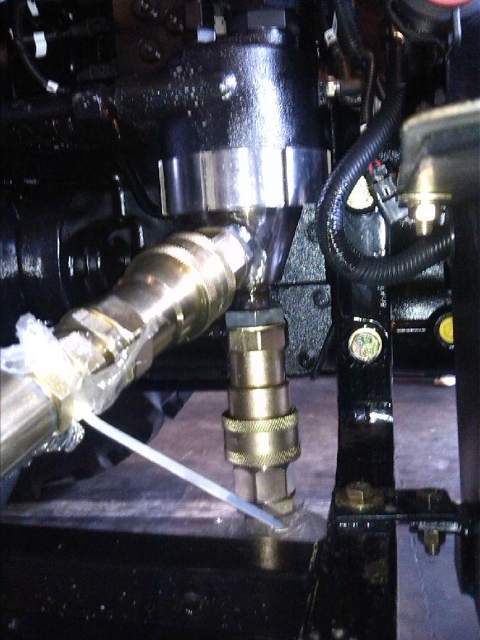 汽車液壓油濾油機現場照片