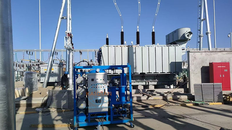 110KVA變壓器油濾油機現(xiàn)場.jpg